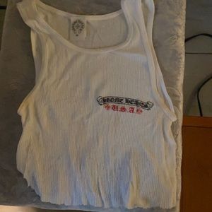 Cropped Chrome Hearts Tanktop